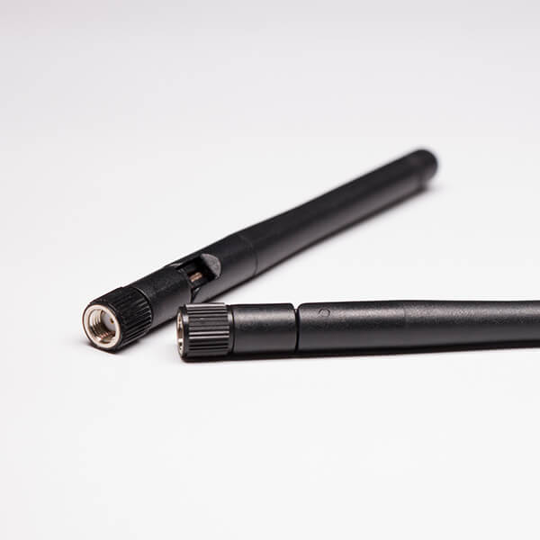 天線SMA頭母座2.4G 2DBI黑色小s外置膠棒天線 天線SMA頭母座2.4G 2DBI黑色小s外置膠棒天線