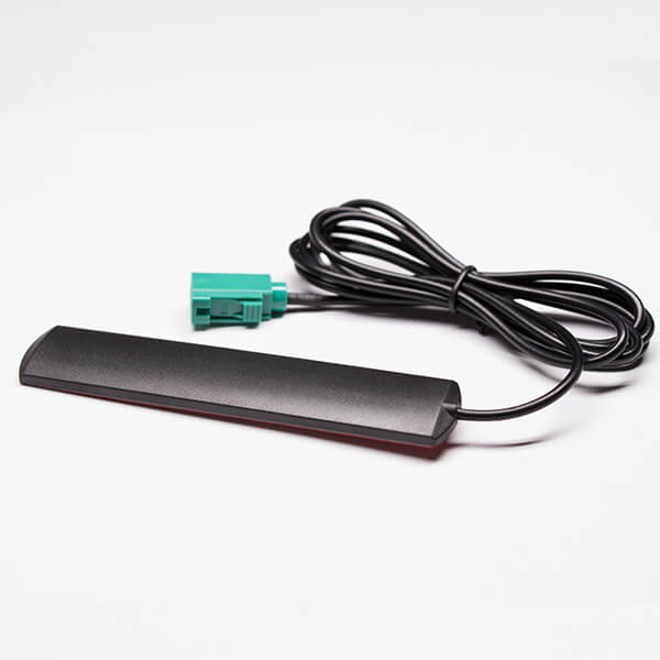 wifi 貼片天線充電樁用3G焊黑色RG174線配E型綠色FAKRA射頻連接器 wifi 貼片天線充電樁用3G焊黑色RG174線配E型綠色FAKRA射頻連接器