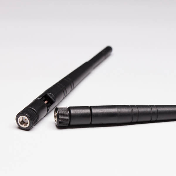 棒狀wifi天線2.4G 3DBI黑色大s天線4+2圈配SMA接口 棒狀wifi天線2.4G 3DBI黑色大s天線4+2圈配SMA接口