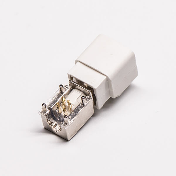 1-1 LVDS接口HSD公頭910度插孔接PCB板